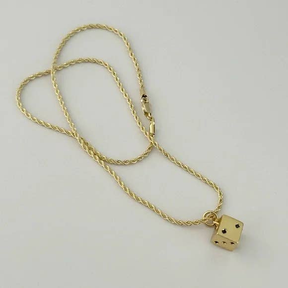 Lucky Dice Necklace | 18"