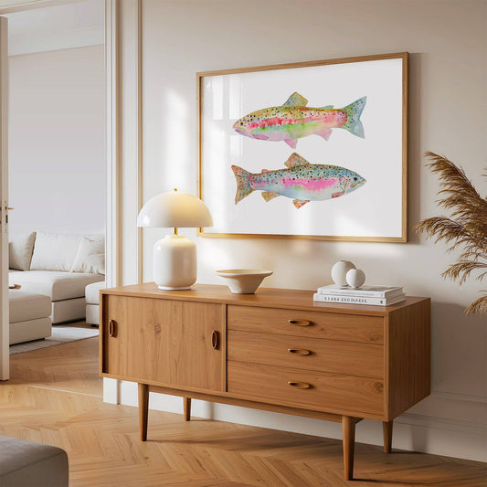 Rainbow Trout Print | 8 x 10