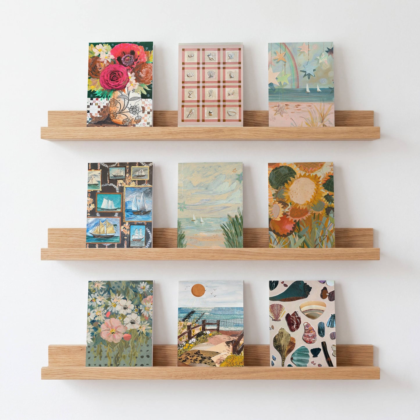 Nautical Art Card | Sailboats