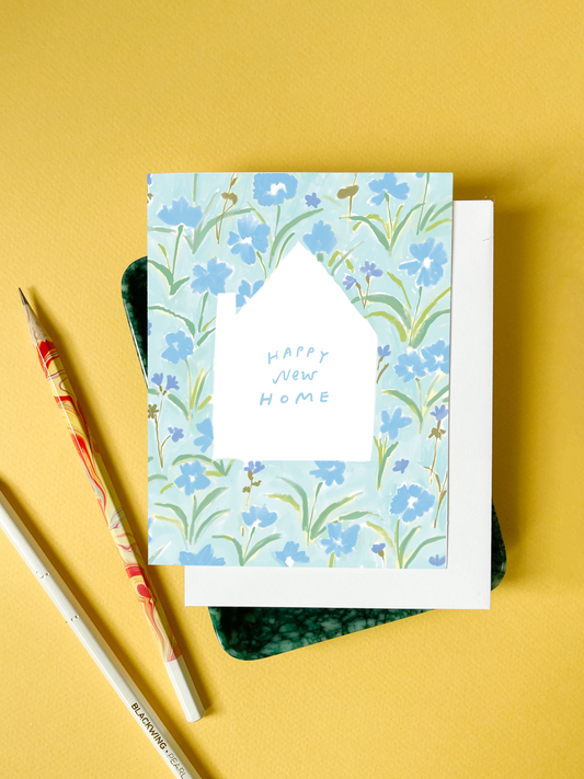 Home in Florals Card