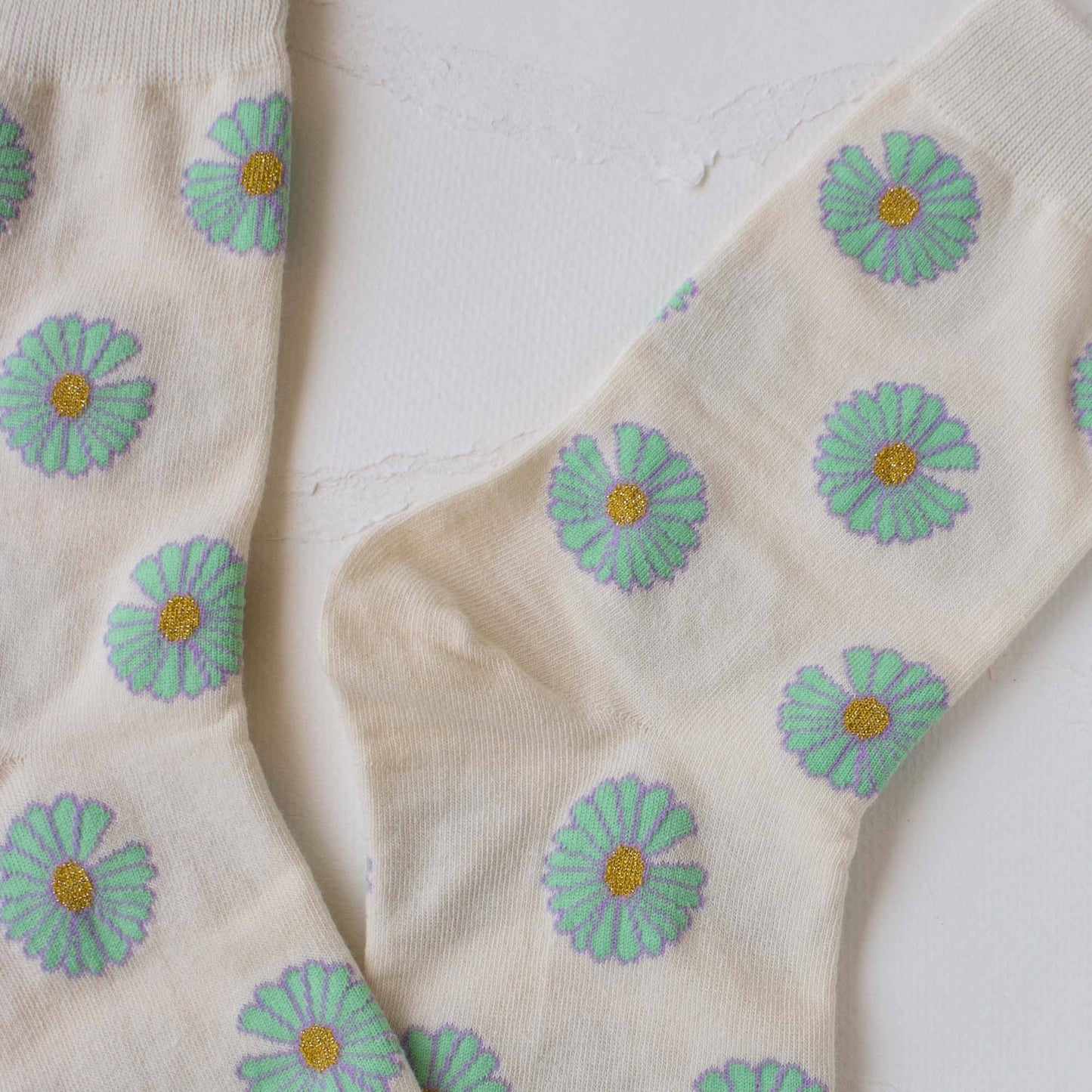Dazy Baby Crew Socks | Cream