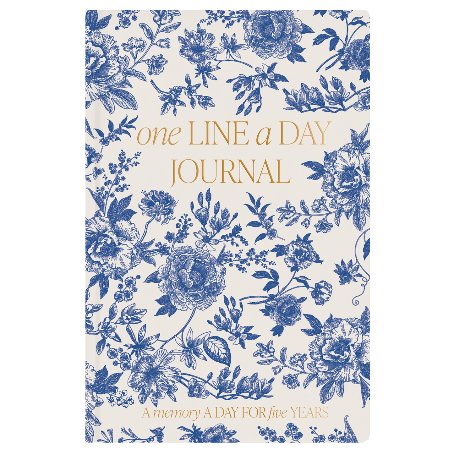 One Line A Day Fabric Journal | Blue Delft