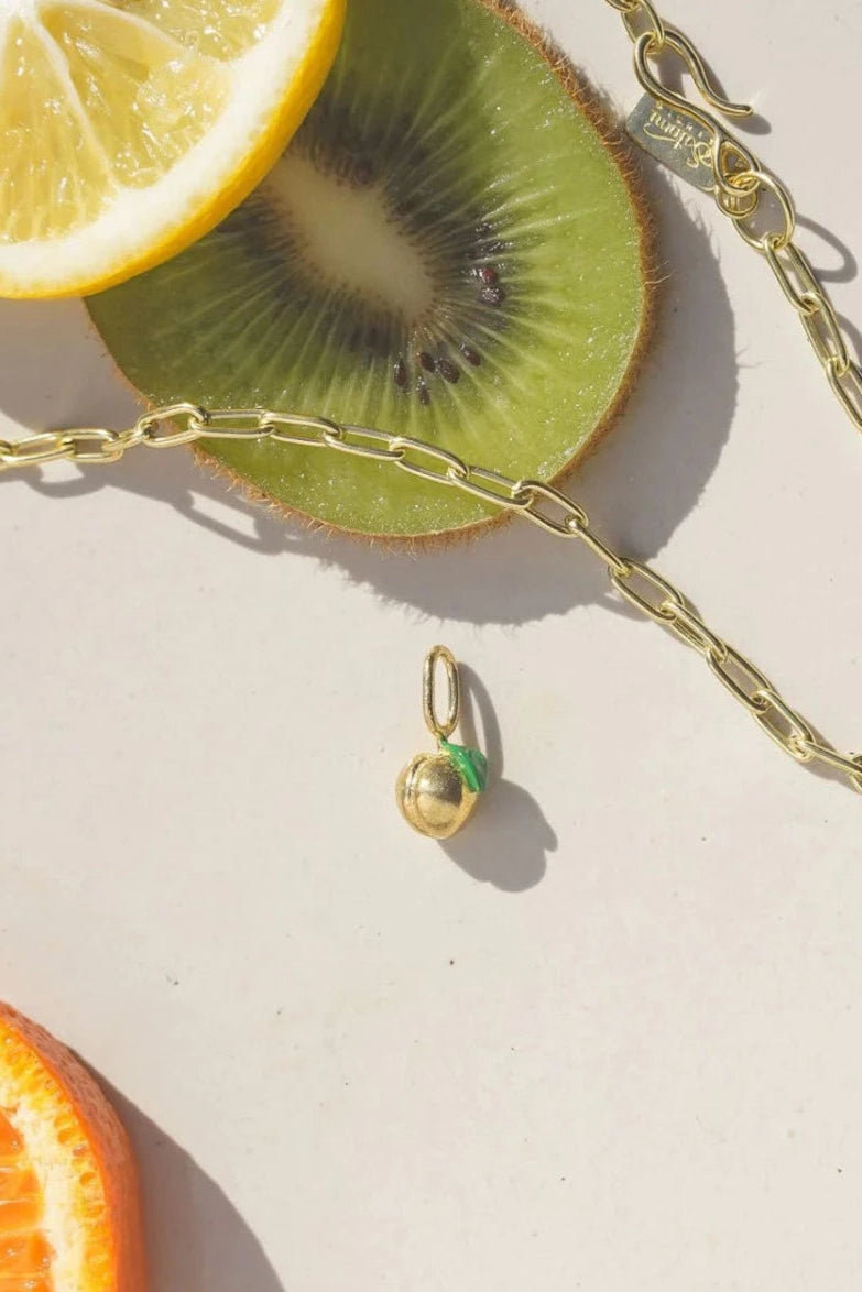 Fuzzy Peach Charm