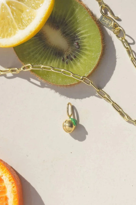 Fuzzy Peach Charm