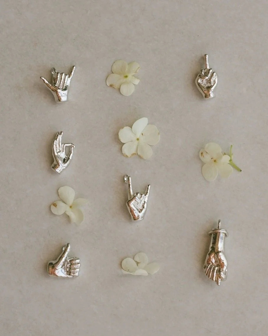 Hand Gesture Necklace | Figa | Sterling Silver