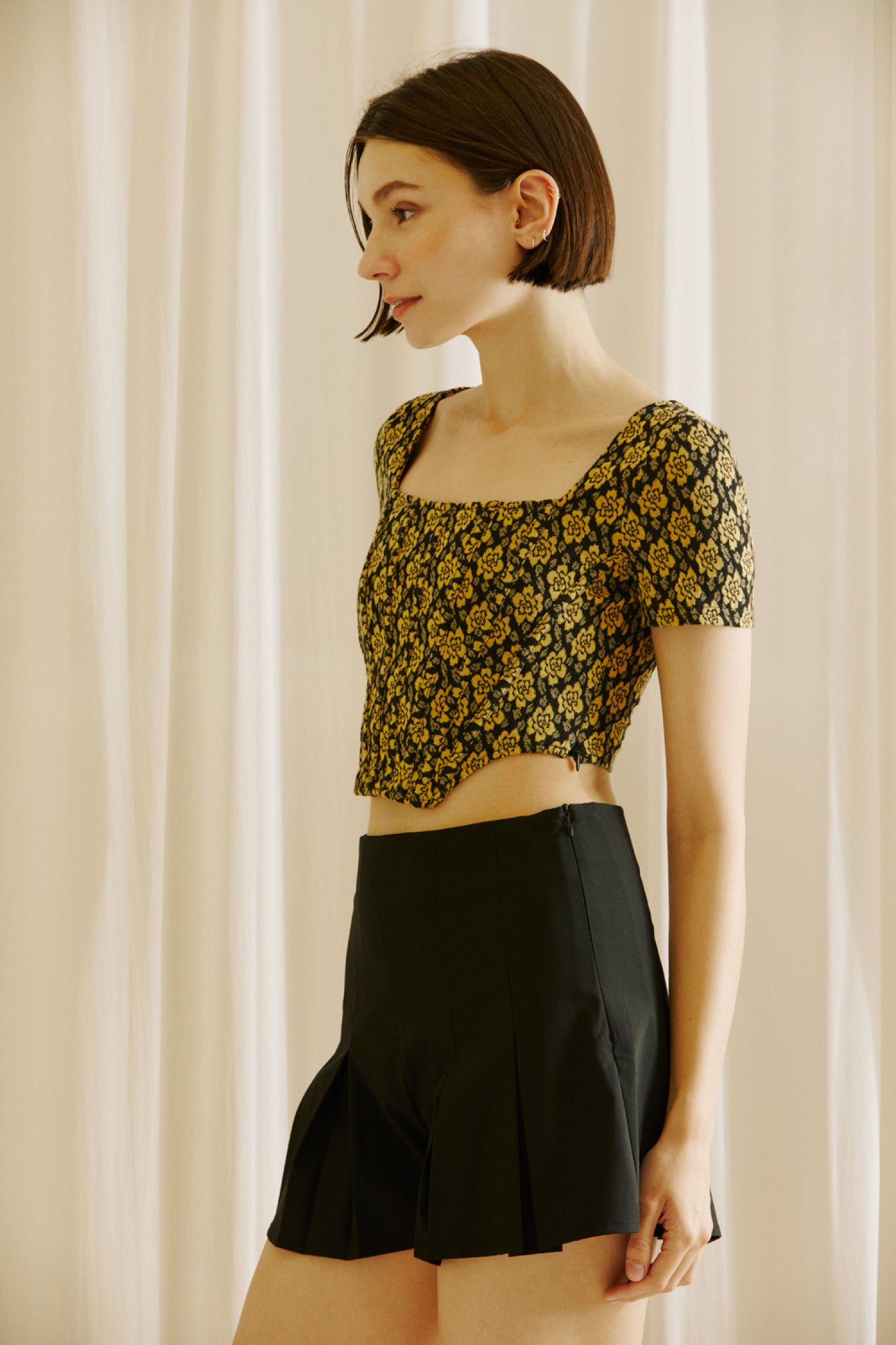 Floral Corset Top
