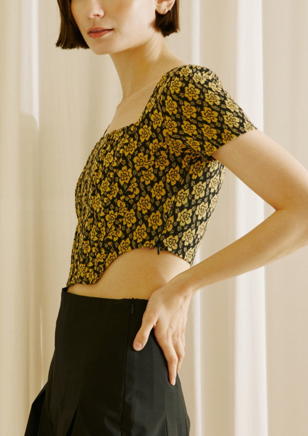 Floral Corset Top