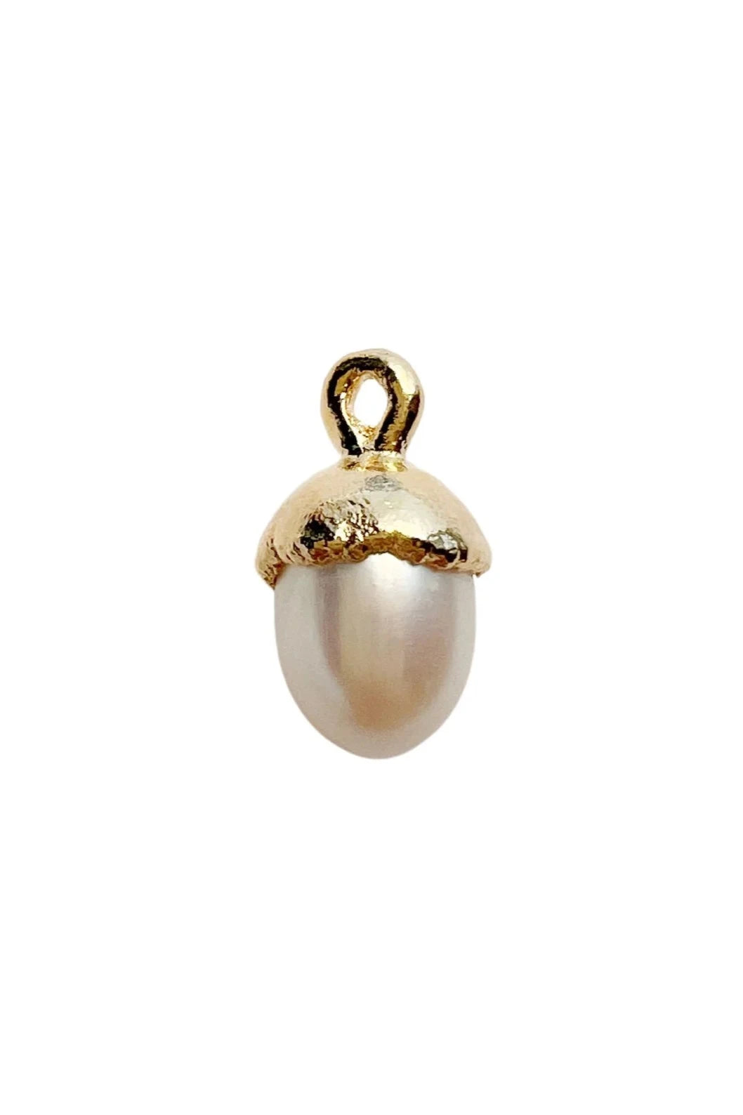 Acorn Pearl Charm