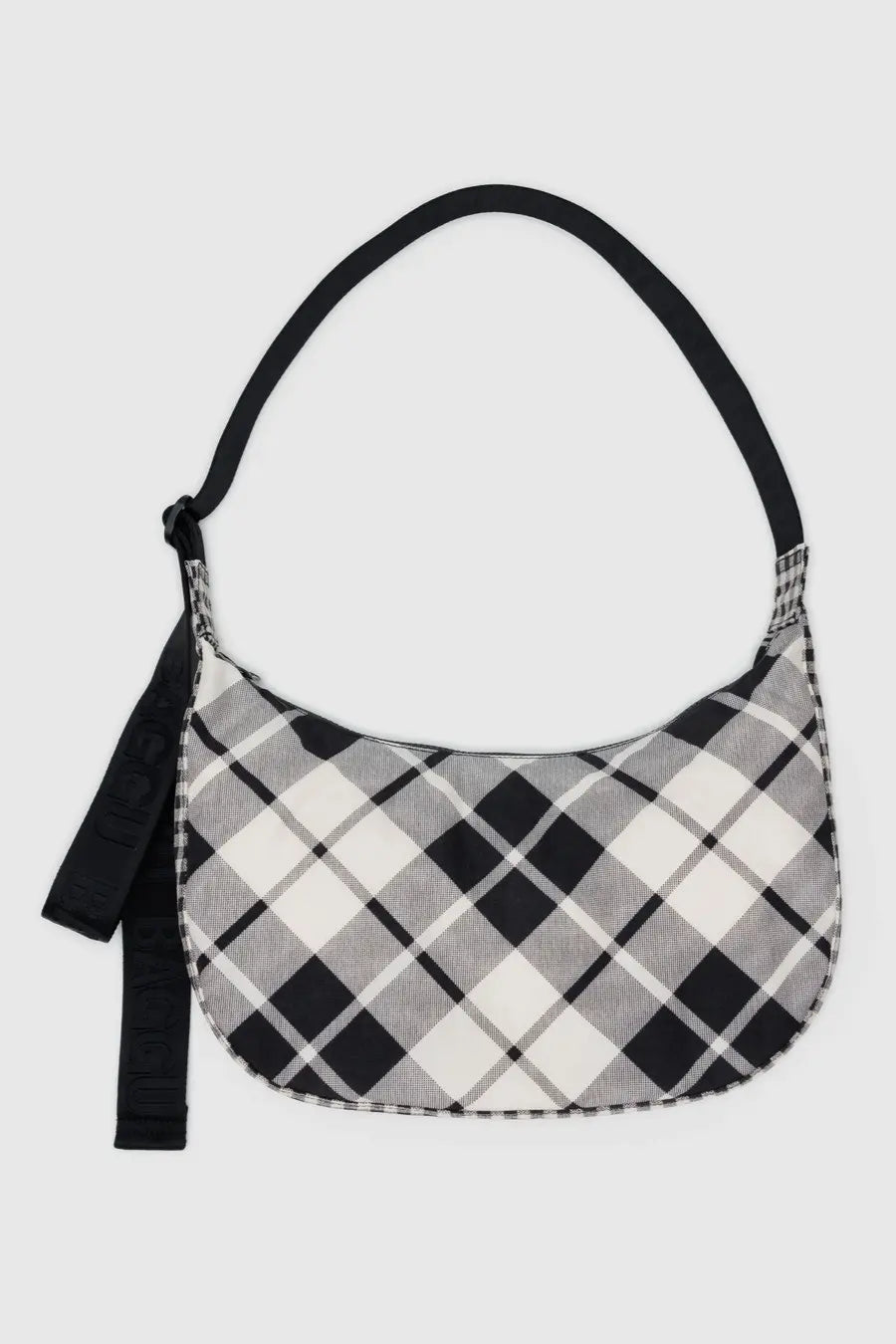 Medium Crescent Bag | Mixed Plaid