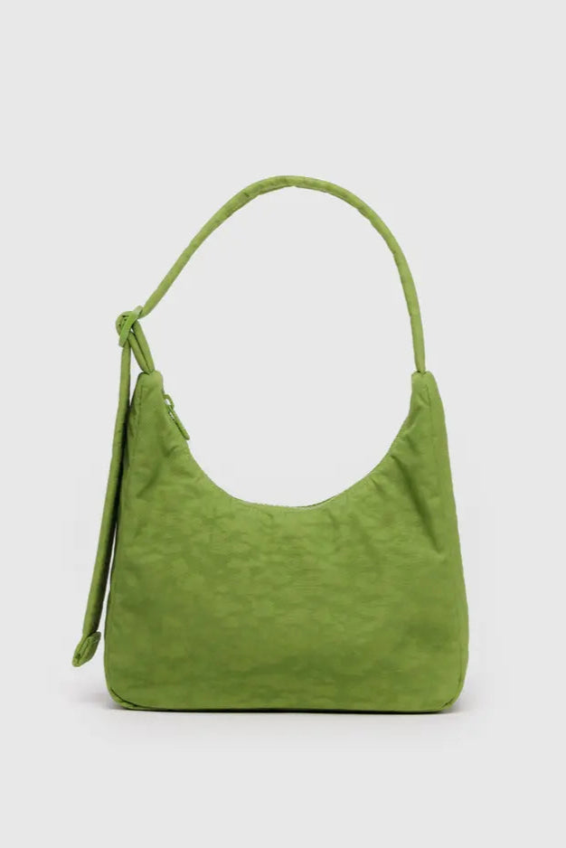 Mini Nylon Shoulder Bag | Green Juice