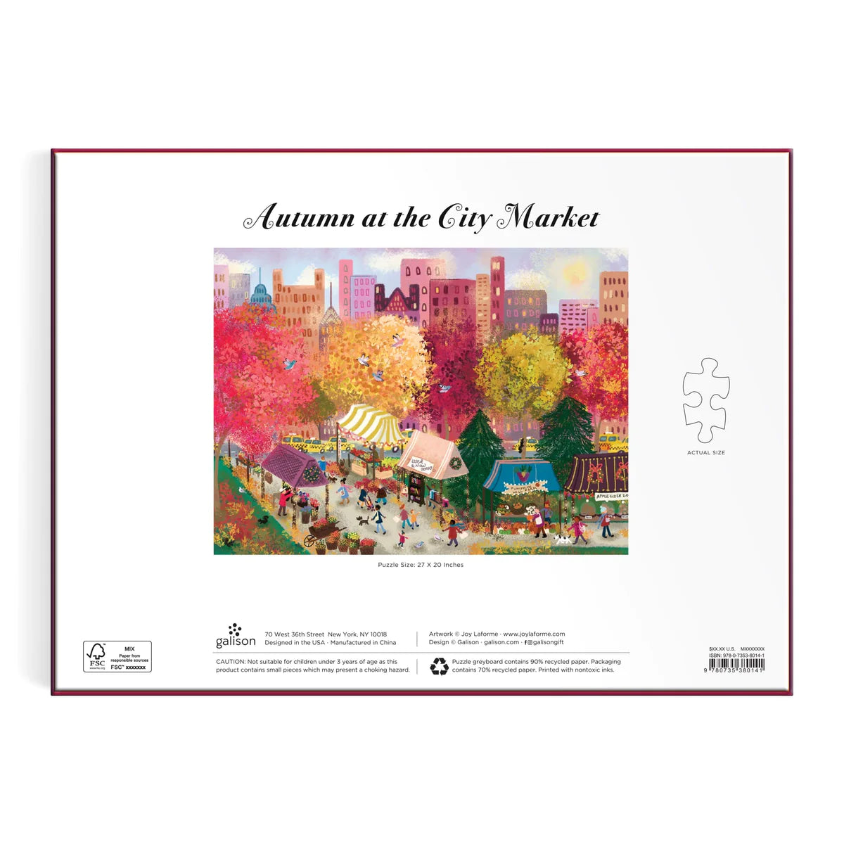 Autumn at the City Market Puzzle