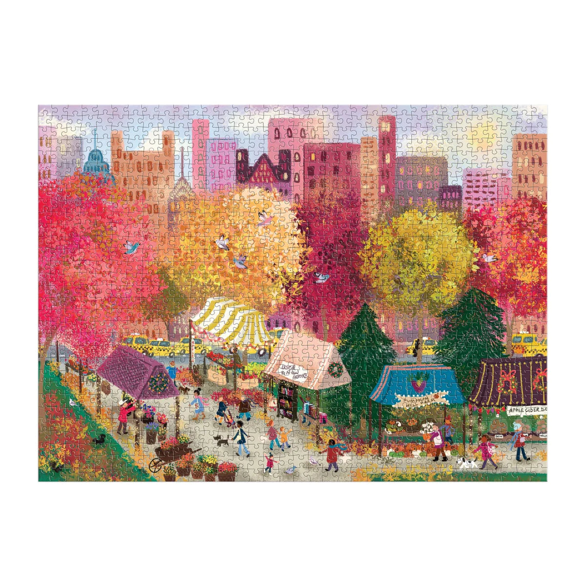 Autumn at the City Market Puzzle