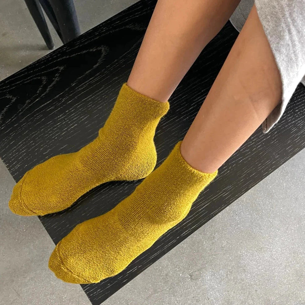 Cloud Socks | Green Olive