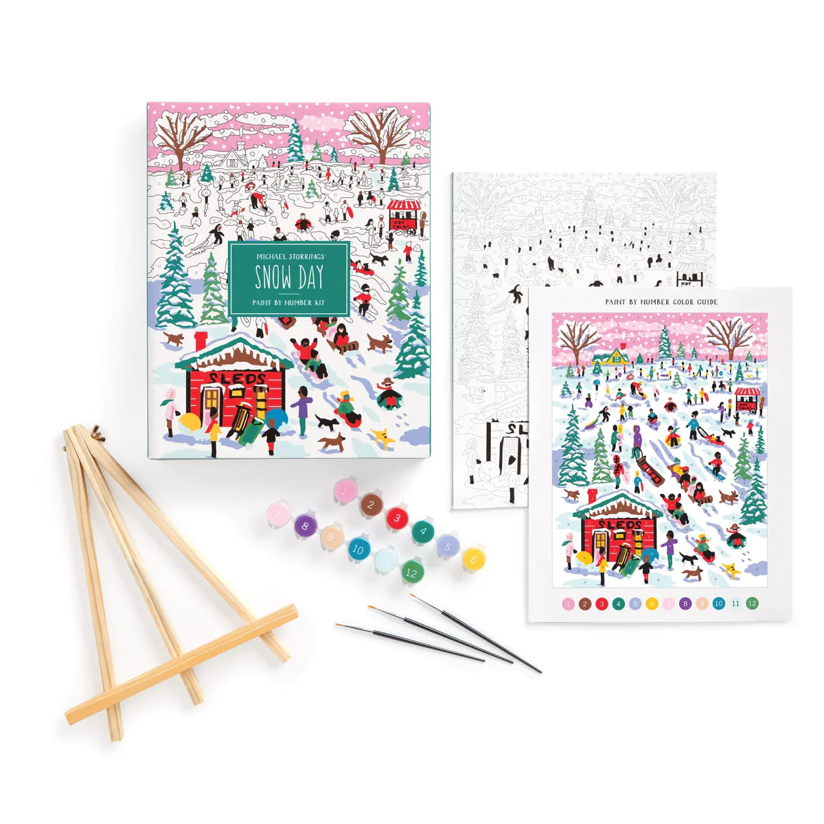 Paint By Numbers | Snow Day by Michael Storrings
