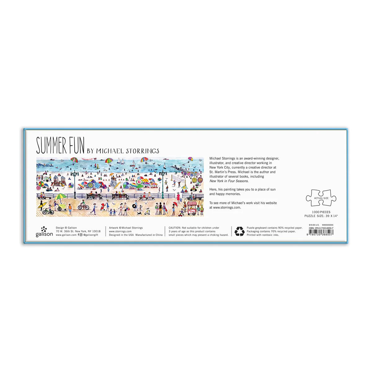 Summer Fun Panoramic Puzzle