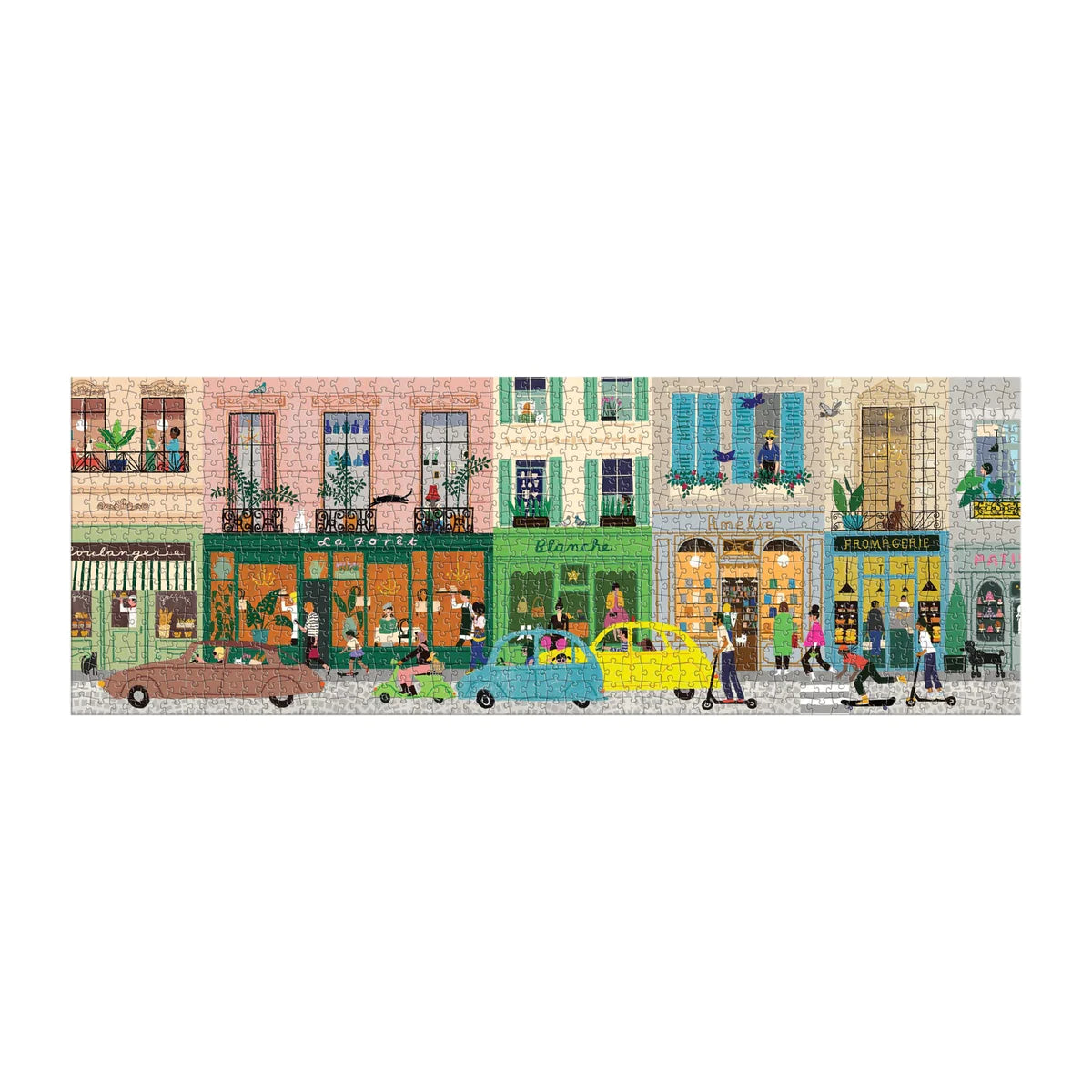 Parisian Life Panoramic Puzzle