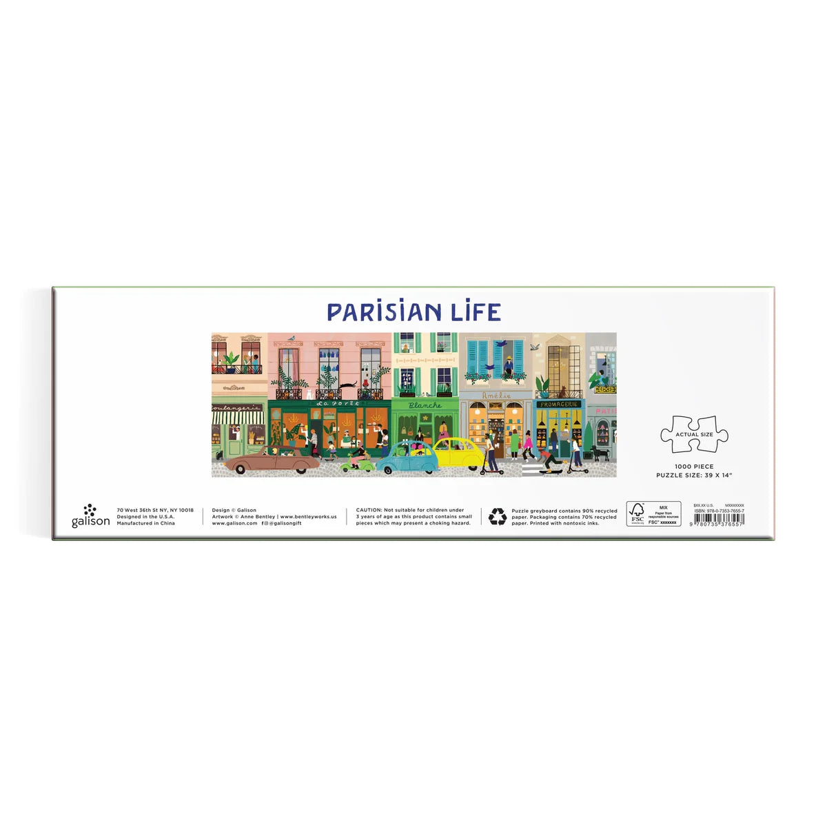Parisian Life Panoramic Puzzle