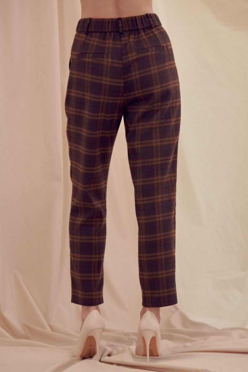 Sally Plaid Trousers