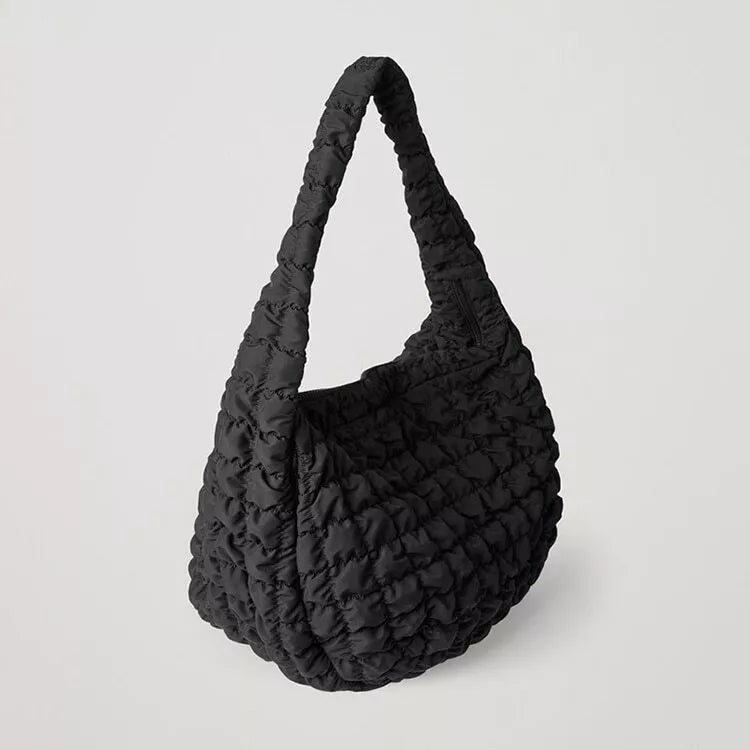 Quilted Everyday Bag | Black