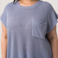 Dusty Blue Knit Top | Extended