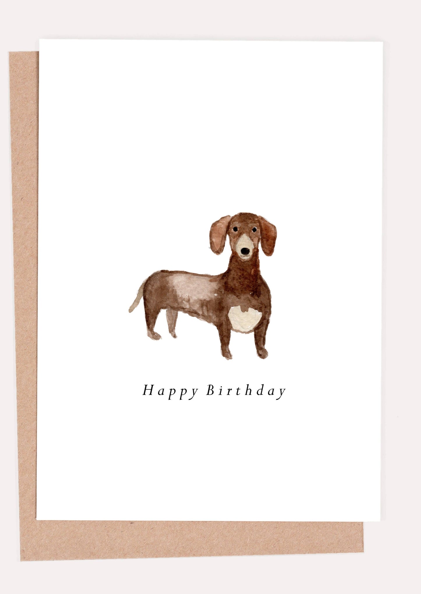 Dachshund Birthday Card