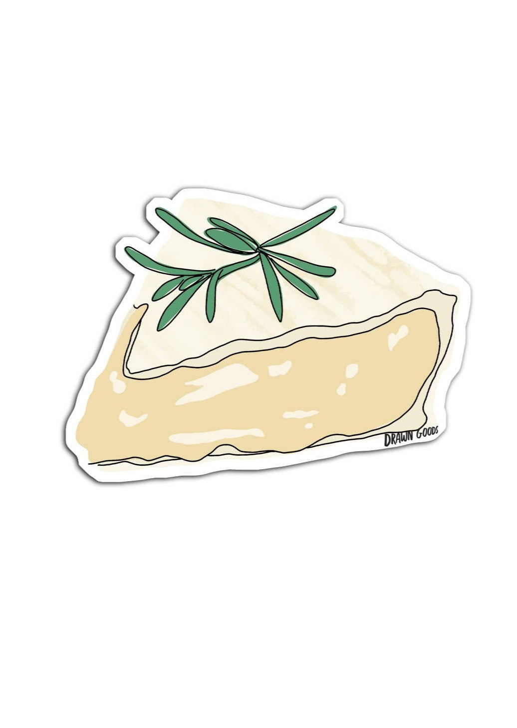 Brie Cheese Sticker