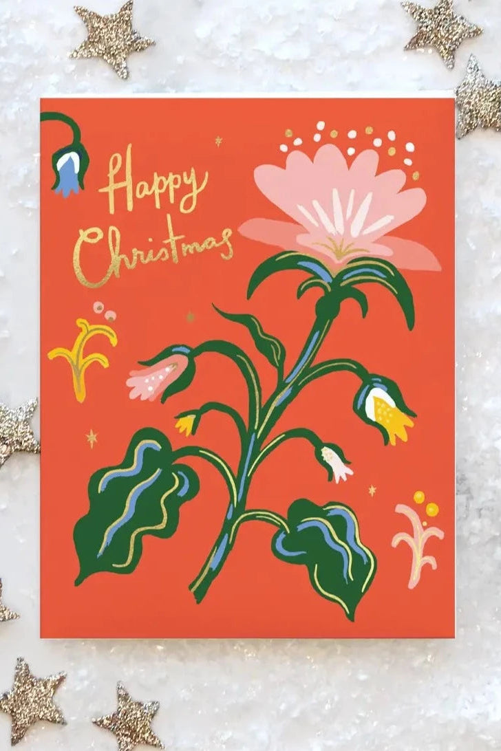 Holiday Flower Card