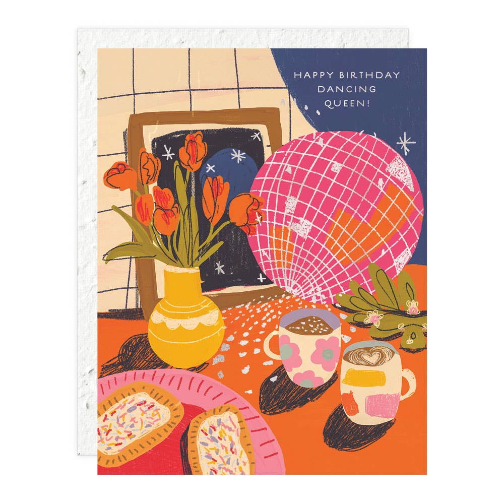 Disco Dance Birthday Card
