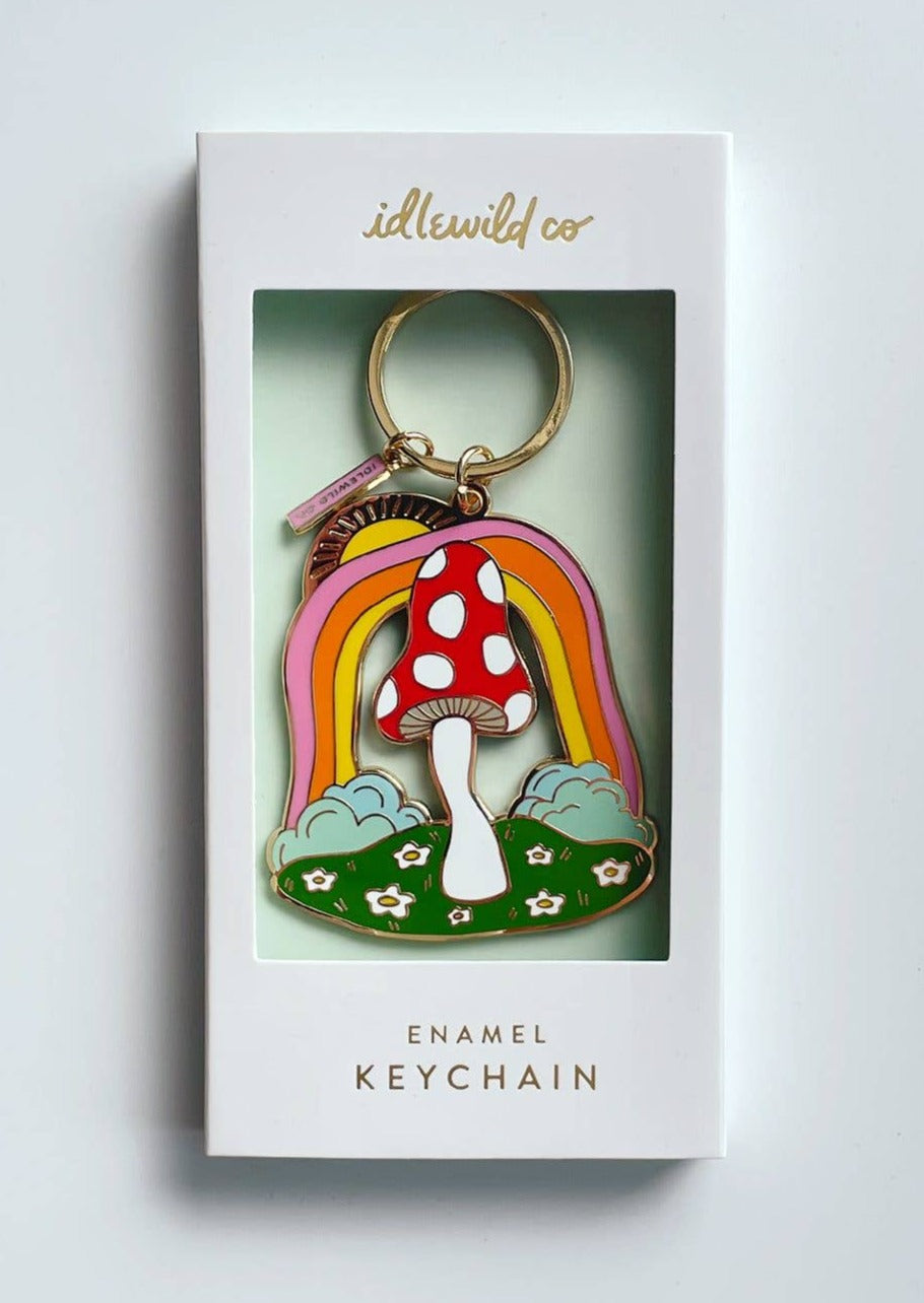 Magic Mushroom Keychain