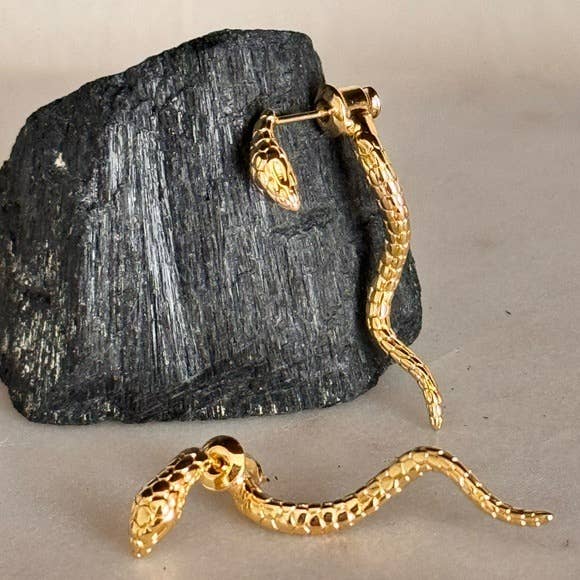 Cleo Serpent Earrings