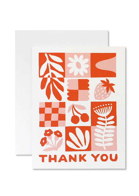 Abstract Thank You Card