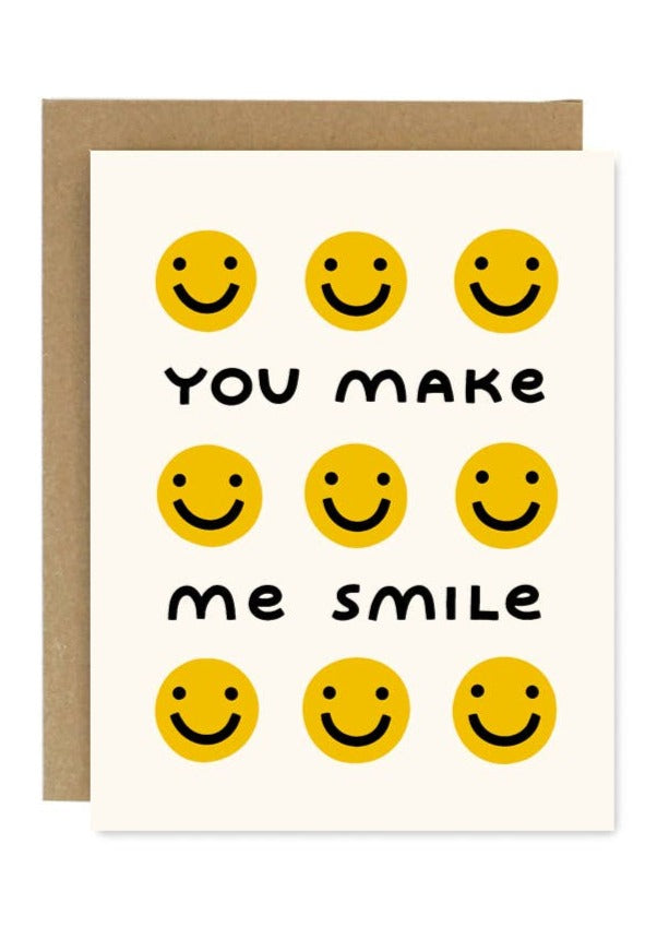 You Make Me Smile Card
