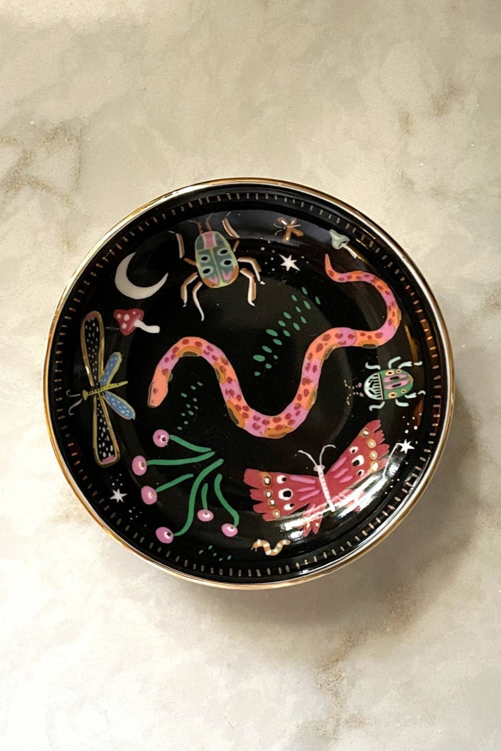 Midnight Garden Trinket Dish