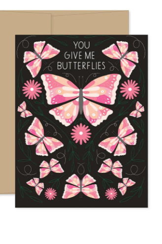 Give Me Butterflies Card