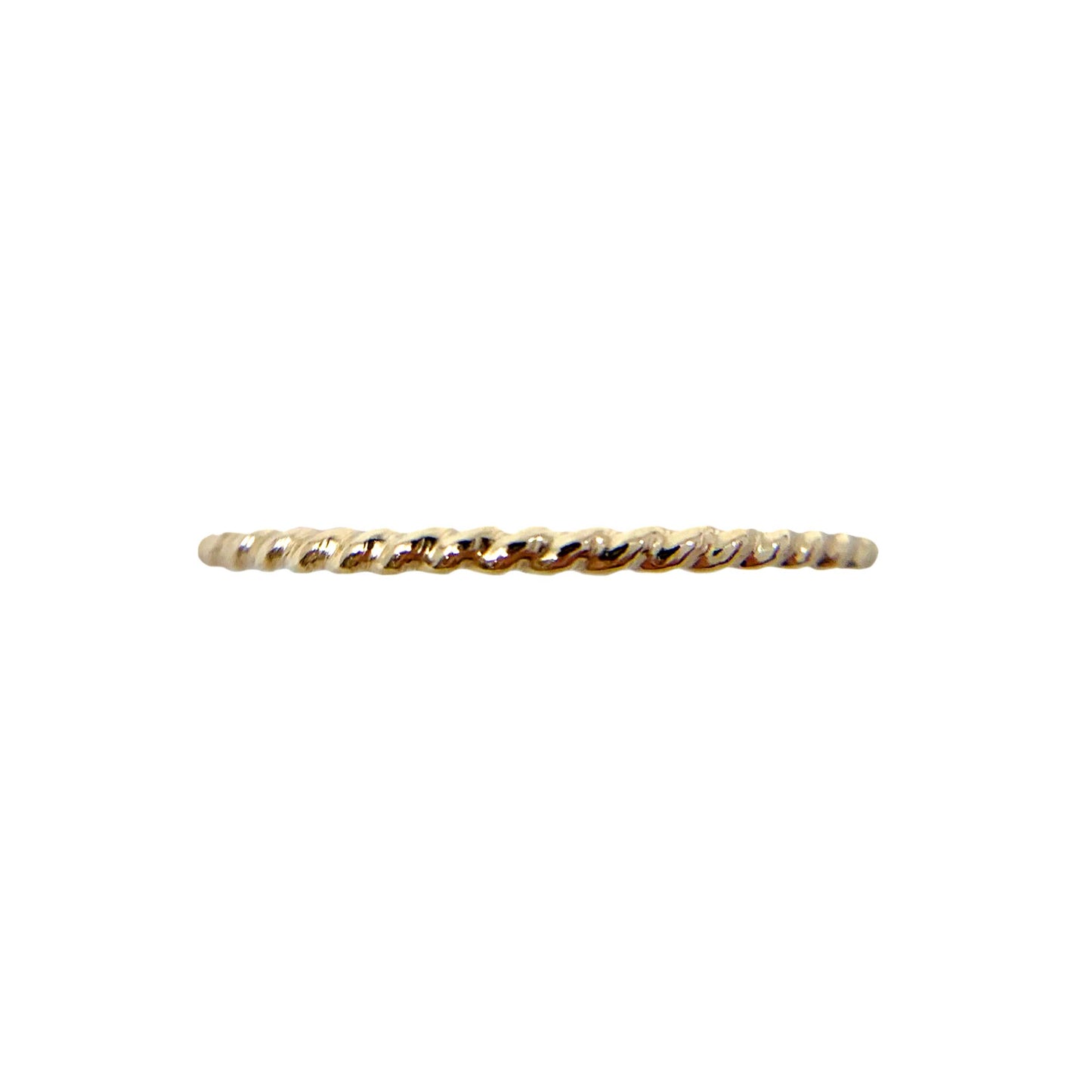 Twist Thin Stacking Ring