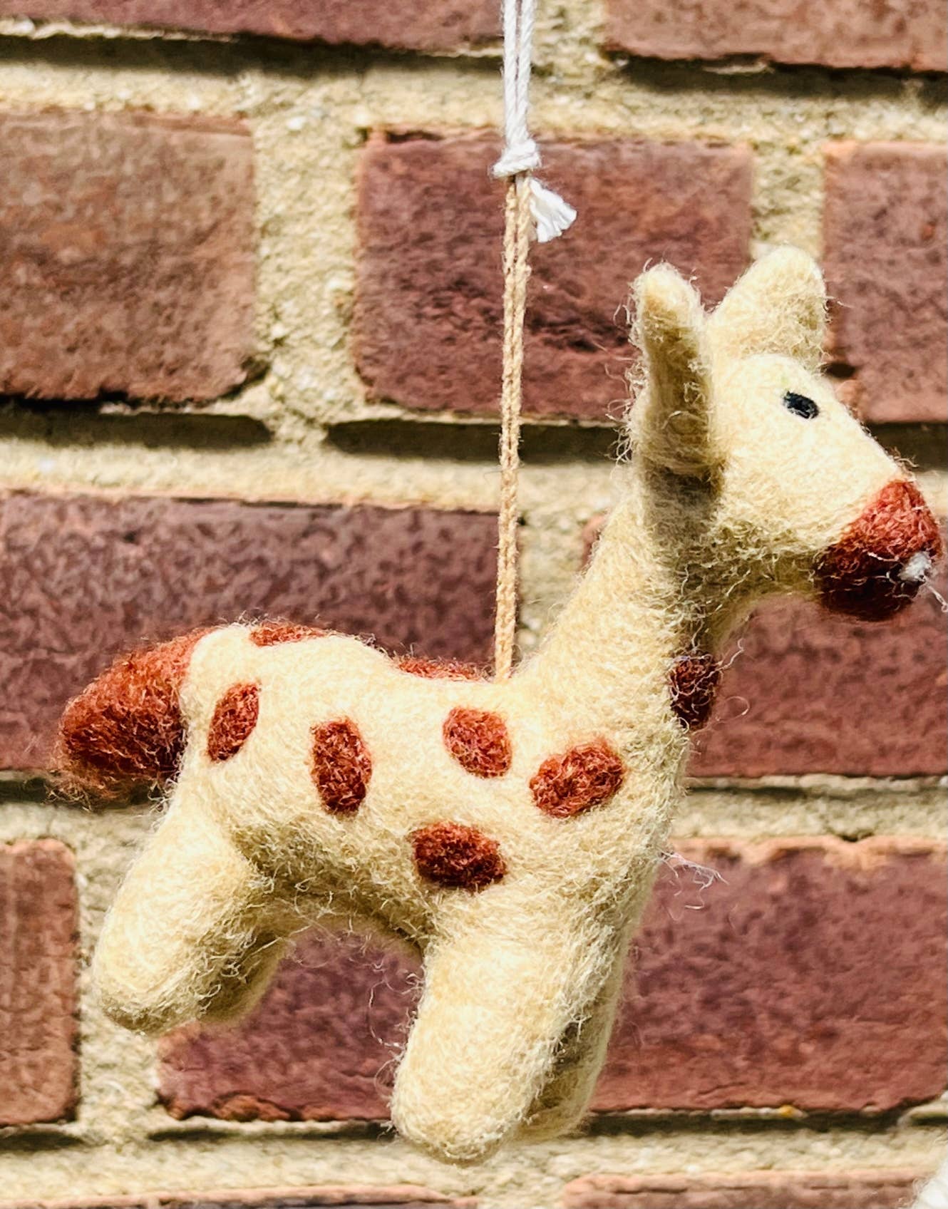 Giraffe Felt Ornament