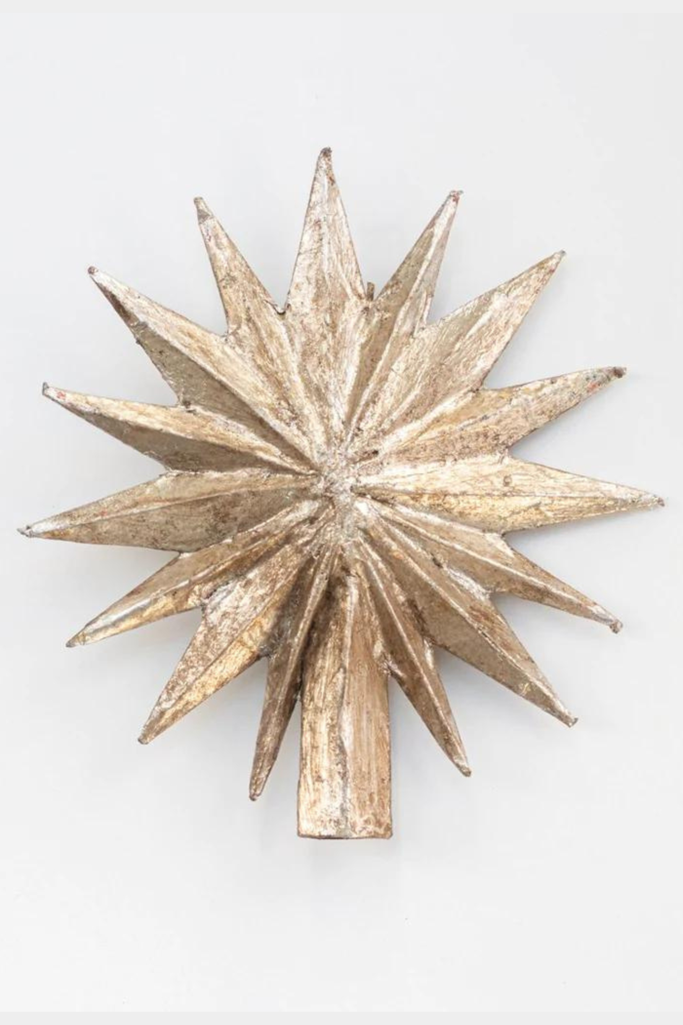 Silver Starburst Tree Topper