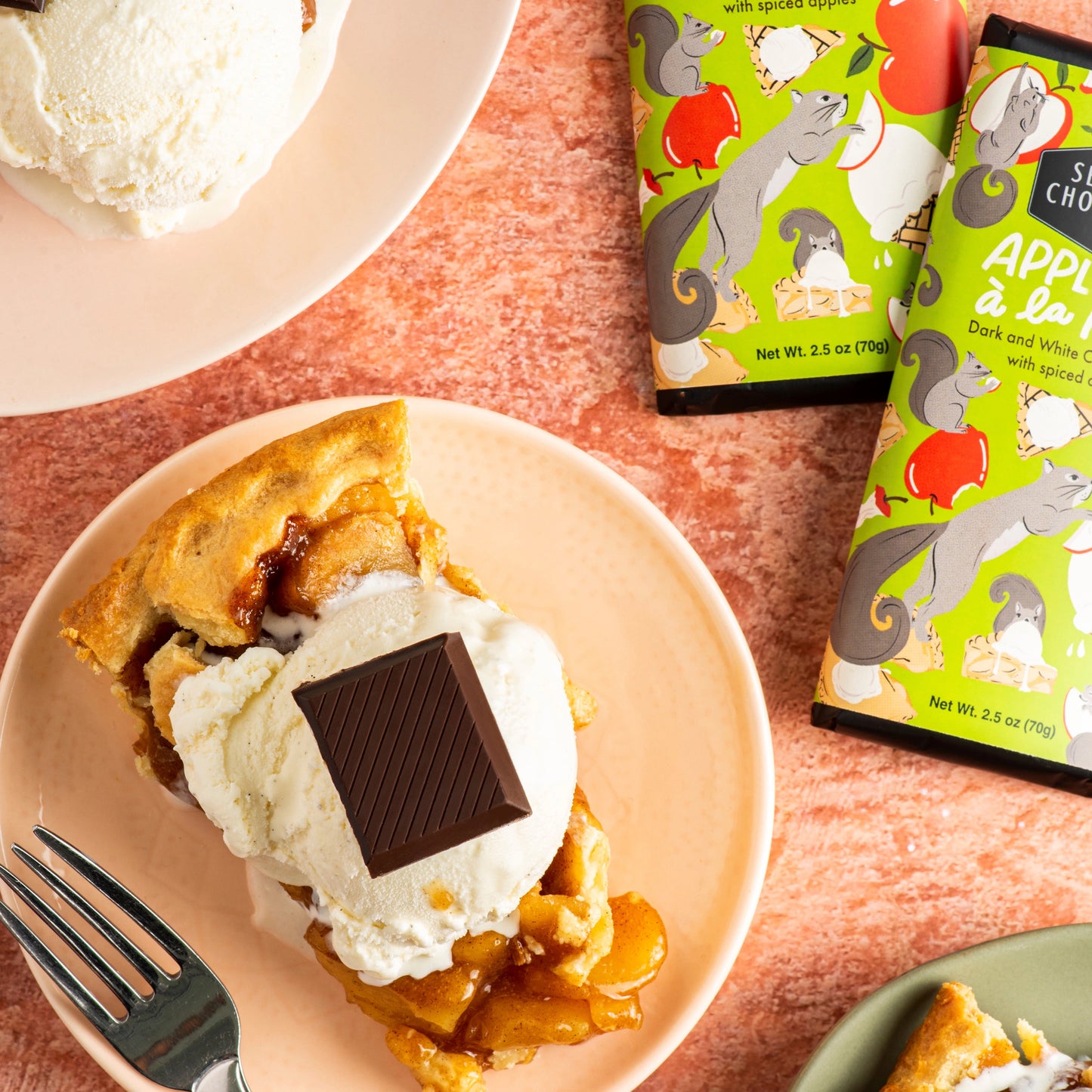 Apple Pie a La Mode Truffle Bar