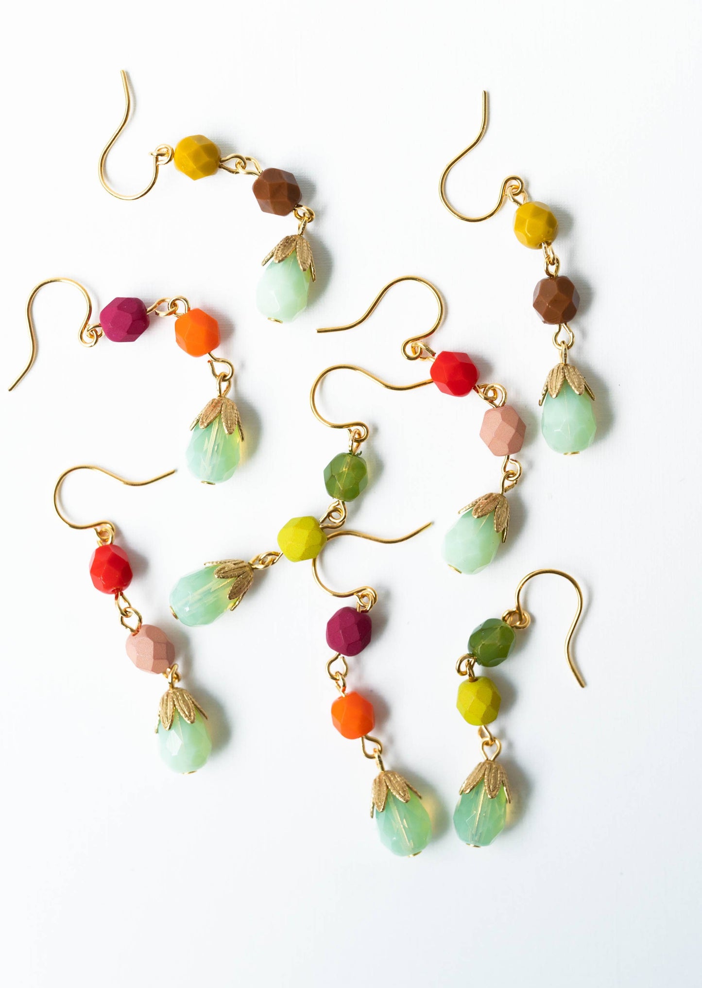 Colorful Beaded Earrings | No. 4