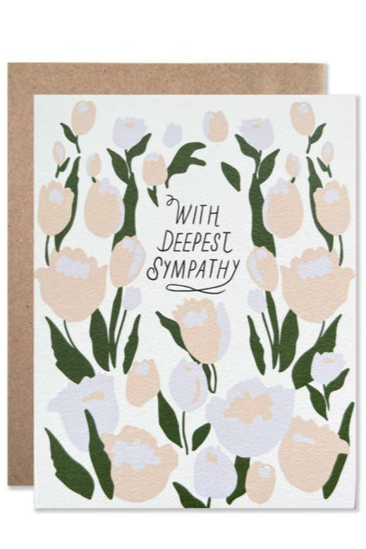 With Deepest Sympathy Tulips