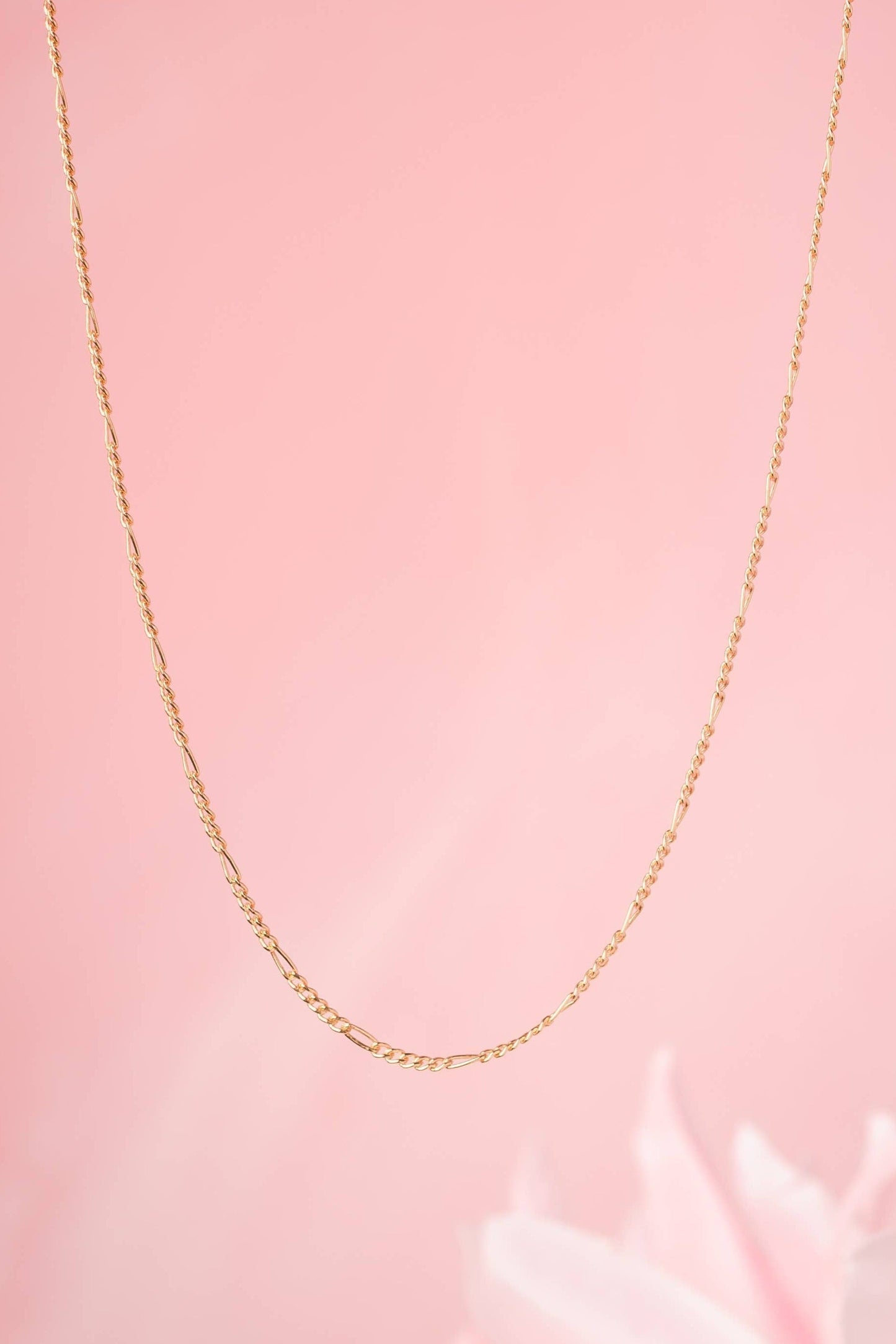 Figaro Chain Link Necklace