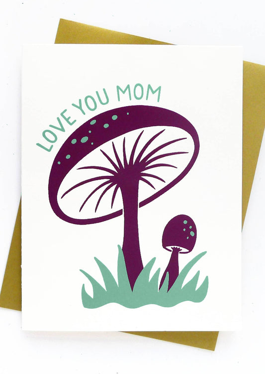 Mom Mushroom Card