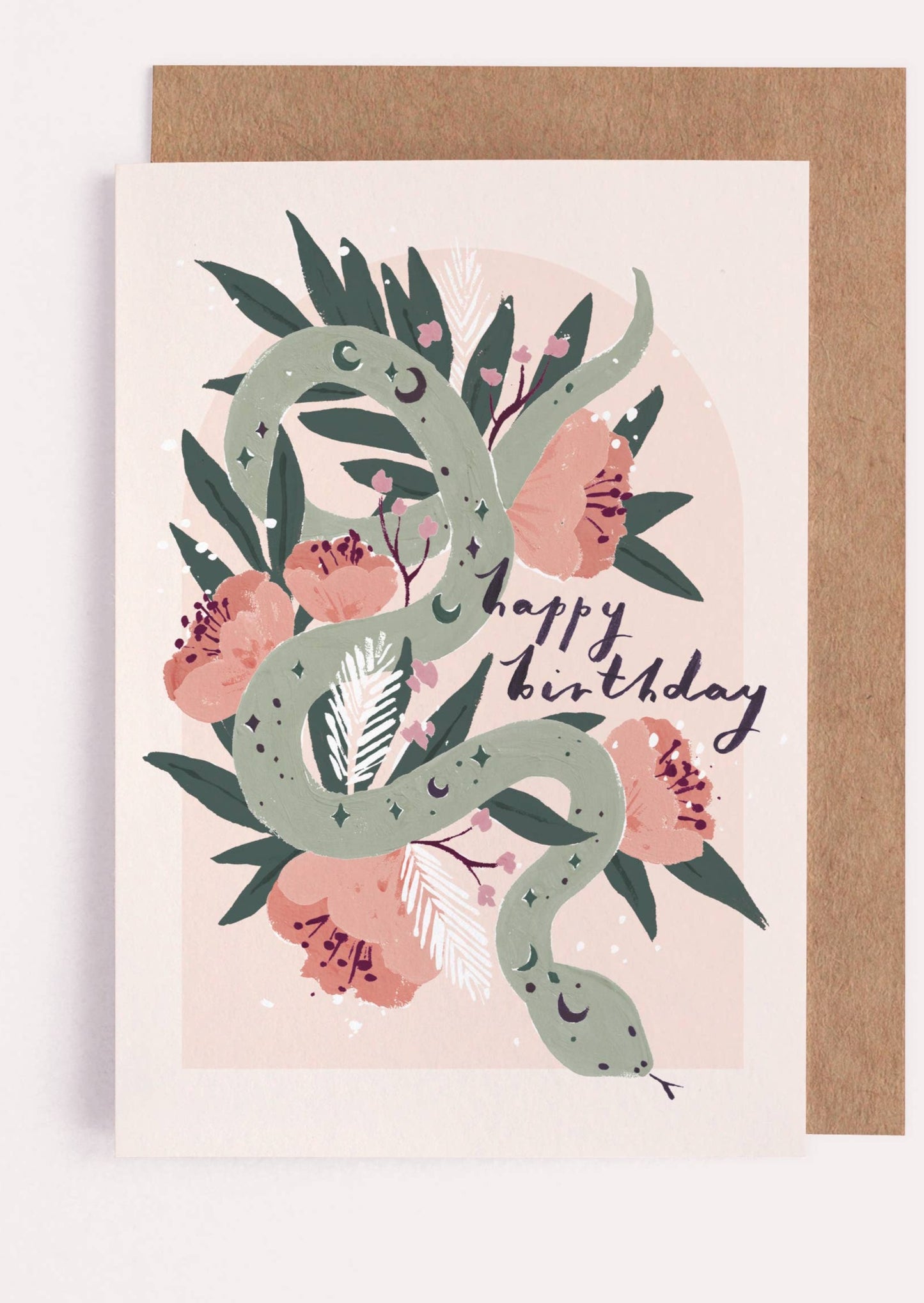 Mystical Snake Birthday Card