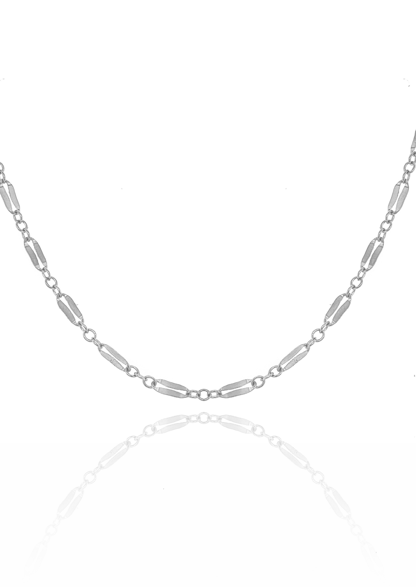 Raise The Bar Shorty Necklace | Silver