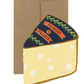 Cheese Slice Die Cut Card