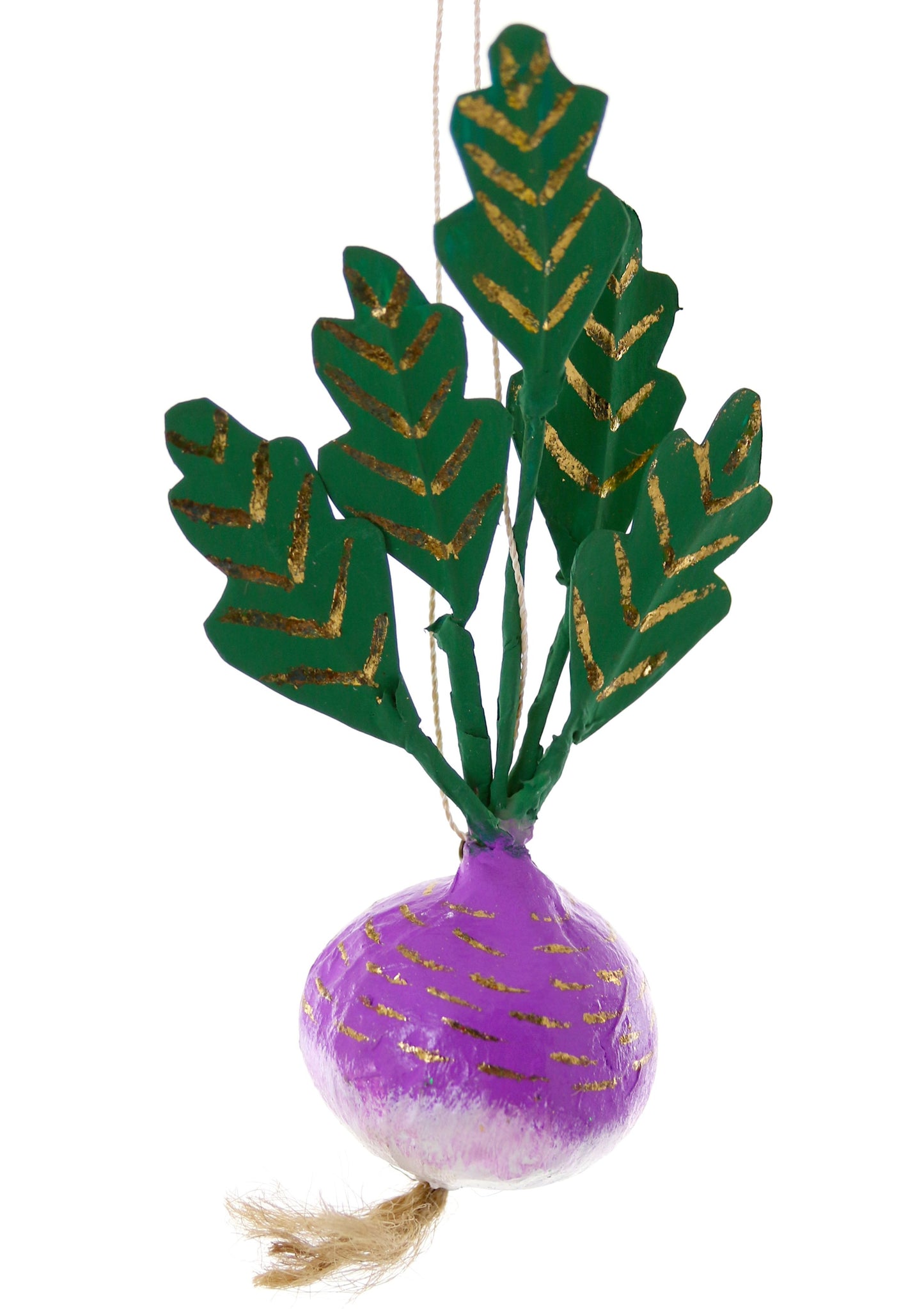 Golden Beet Ornament