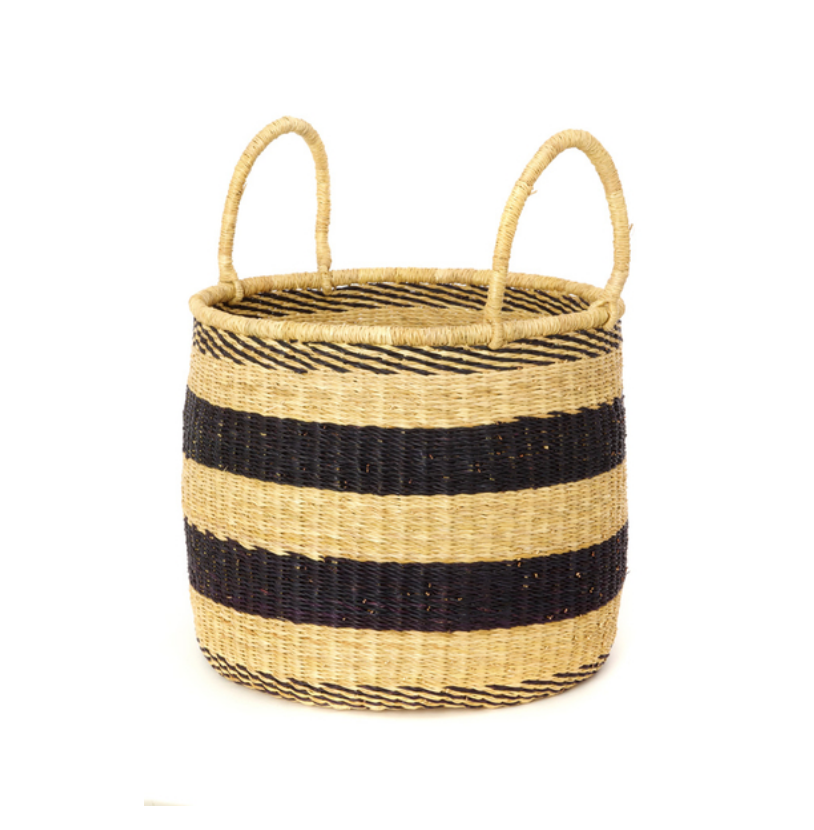 Striped Hamper Baskets