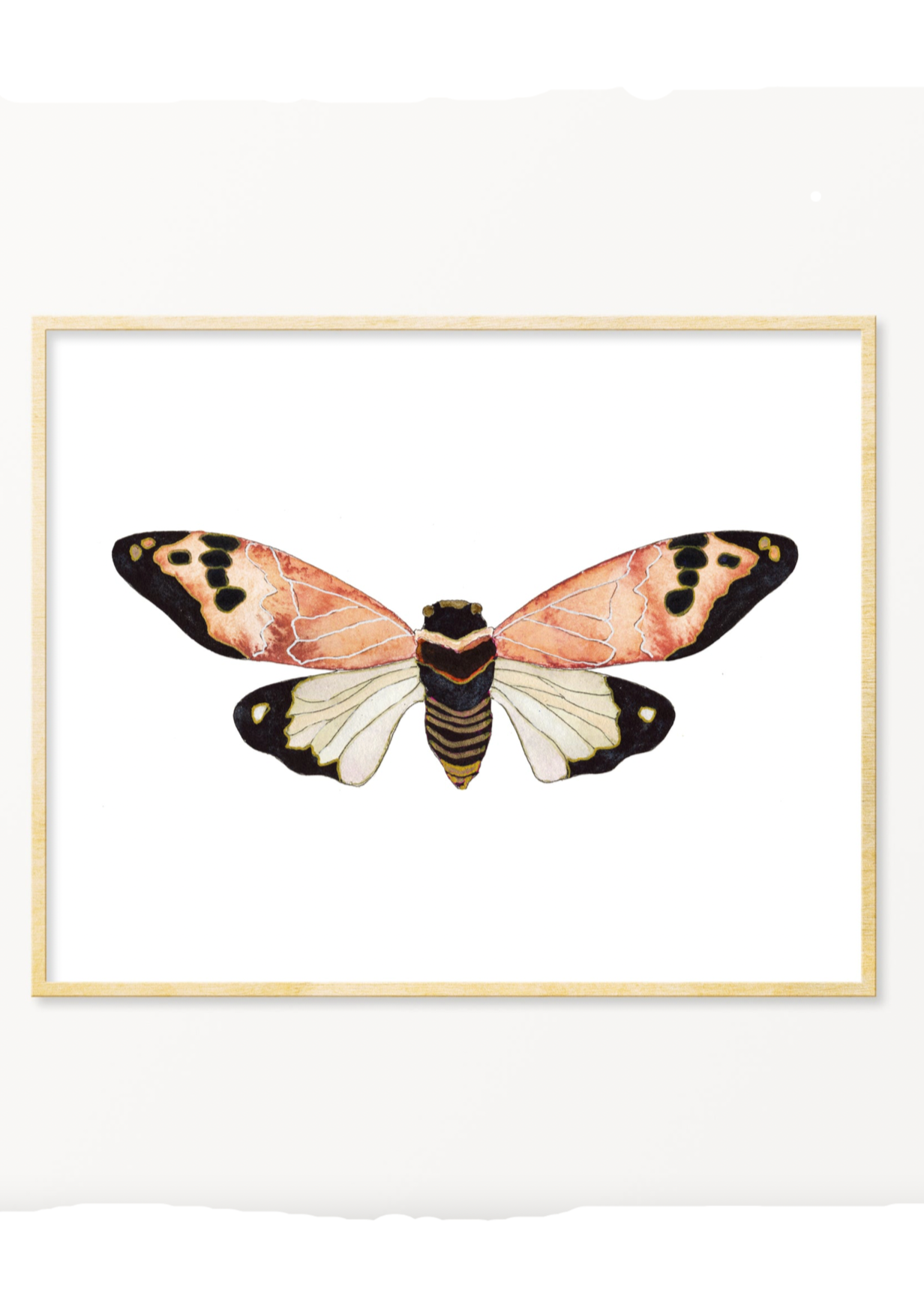 Lone Cicada No. 1 Art Print