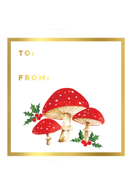 Mushroom Gift Stickers