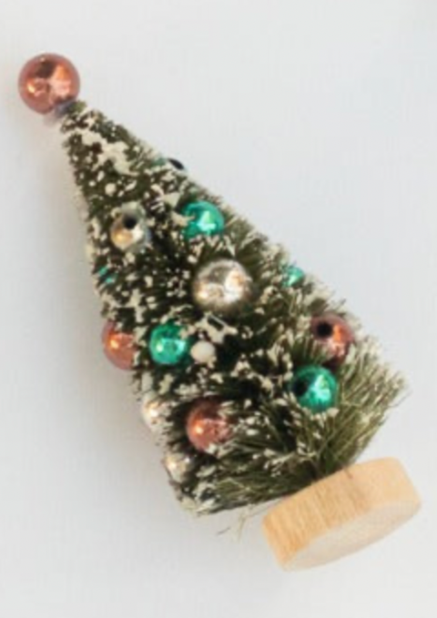 Festive Bottle Brush Tree